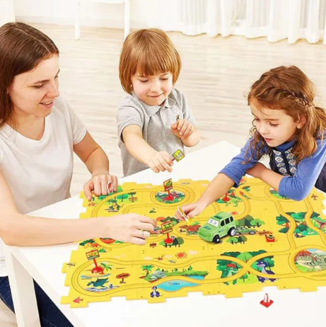 Lukings Puzzle-Rennstrecke