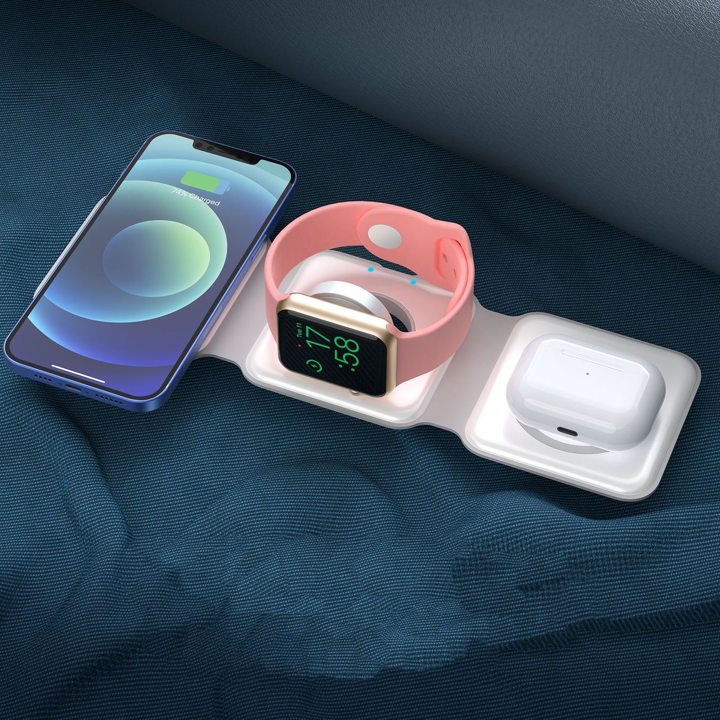 Unser Drei-in-One Wireless Ladegerät