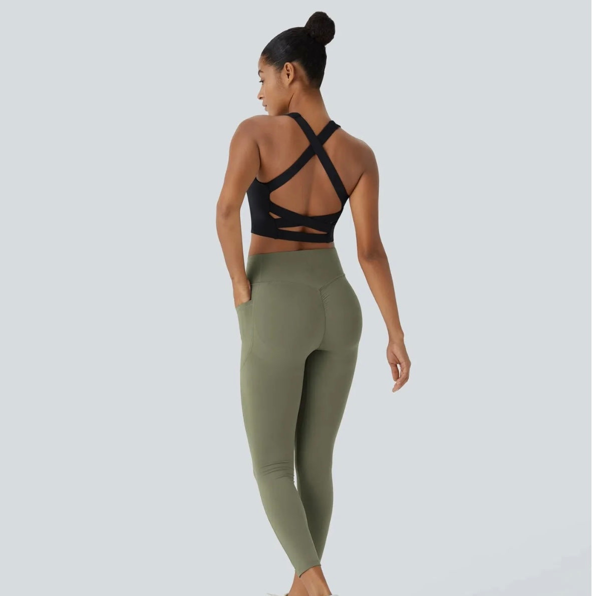 High-Waist Bauch- und Po-Lift Leggings