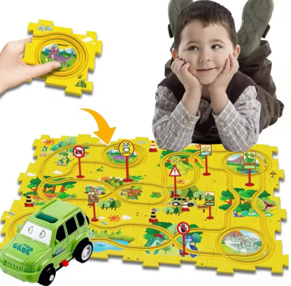 Lukings Puzzle-Rennstrecke