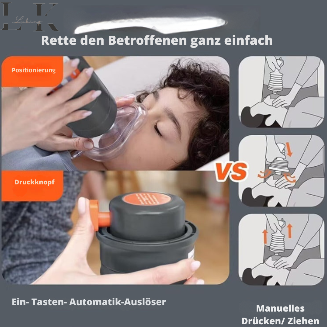 Automatische Erstickungsschutzmaske für Erwachsene und Kinder
